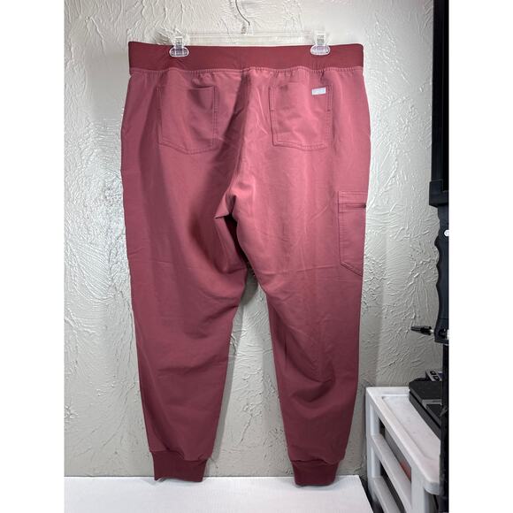 Figs Womens Zamora Joggers Scrub Pants Uniform Tapered Dusty Rose Pink Size XXL‎ - Picture 2 of 6